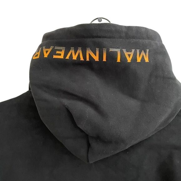 MALINWEAR Exclusive Black Winter 500 GSM Hoodie Pullover size medium New - Picture 4 of 12